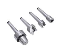 Aolidsive Ensemble de Centres Dynamiques pour Tour à Bois, Construction en Acier, Roulement Silencieux pour Tours à Bois et Métaux, Comprend une Boîte de Rangement en et un Ensemble de 4 Pièces