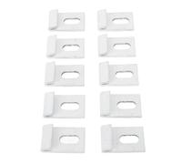 Aolidsive Ensemble de Crochets de Base de Serre 10 Pièces, Matériau en Aluminium, durabilité Supérieure, Conception Peu Encombrante, Compatible avec la Plupart des Structures, Parfait pour une