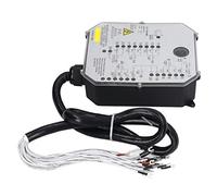 Aolidsive Ensemble Récepteur de Télécommande de Grue Industrielle AC 380 V, Contrôleur de Palan électrique à Poignée Unique avec Lumière LED pour Convoyeur de Grue, Machine CNC et Pompe à Béton (24V)