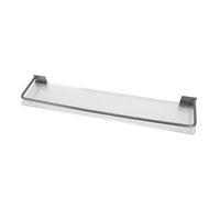 Aolidsive Étagères de Salle de Bain Murales, Support Organisateur d'étagère Acrylique en Aluminium doré, Rangement Polyvalent de 19,7x3,9 Pouces pour Douche, Brosse à Dents, Articles de Toilette