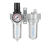 Aolidsive Filtre de Compresseur de Pression d'air avec Alliage d'aluminium, Outil de Régulation 'eau et ' pour Outils Compressés jusqu'à 145 PSI