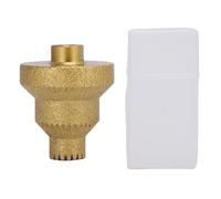 Aolidsive Foret à Chanfrein étagé en Diamant Filetage M10 - Alésoir Conique Multicouche 20 Mm 35 Mm 50 pour Carrelage Marbre Granit Perçage Humide et Sec avec Meuleuse D'angle