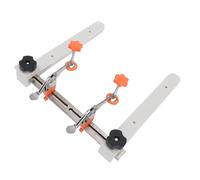 Aolidsive Gabarit de Glissière de Tiroir, Outil D'installation de Rail de Guidage de Montage D'armoire Magnétique avec 2 Pinces Joint en Caoutchouc pour Utilisation Universelle côté