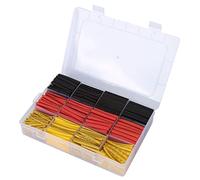 Aolidsive Gaine Thermorétractable 800 Pièces 3 Couleurs Rouge Jaune Noir, Protection de Câble Fil avec Boîte en Plastique pour Regroupement de Fils, Isolation électrique, Codage Couleur