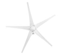 Aolidsive Générateur d'éolienne 1200 W, Petit Kit d'éolienne à 5 Pales avec Générateur CA triphasé pour Fournitures Industrielles, Réglage Automatique de la Direction du Vent (12V)