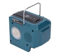 Aolidsive Haut-Parleur de Chantier, Matériau ABS, qualité Sonore Claire, Lumières LED Colorées, Portée de 15,2 M, Compatible avec BL1815N BL1830 BL1840 BL1850B