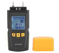 Aolidsive Humidimètre pour Bois Détecteur d'humidité Numérique LCD 2 Broches 4 Modes 2 à 70 RH 14 à 140 Fahrenheit Rétroéclairage pour les Utilisateurs de Bricolage de Bois de Chauffage