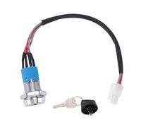 Aolidsive Interrupteur D'allumage, Démarreur Manuel Résistant à L'eau, aux Chocs et à la Poussière avec clé pour Tracteurs, Chariots élévateurs, Véhicules D'ingénierie, Tricycles Agricoles