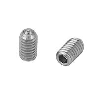 Aolidsive Jeu de 20 Vis à Piston à Bille à Ressort, Filetage en Acier Inoxydable Hexagonal M6x10 pour les Montages de Gabarits et le Positionnement des équipements Médicaux (M6 * 10 (20 pièces))