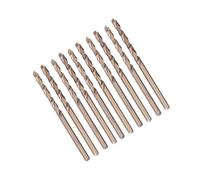 Aolidsive Jeu de Forets au Cobalt M35, Forets HSS CO 1,0 1,5 2,0 2,5 3,0 3, 4,0 4,0 Mm avec Pointe Fendue à 135 Degrés pour Tôle en Fonte en Acier Inoxydable (, mm)