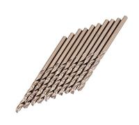 Aolidsive Jeu de Forets au Cobalt M35, Forets HSS CO 1,0 1,5 2,0 2,5 3,0 3, 4,0 4,0 Mm avec Pointe Fendue à 135 Degrés pour Tôle en Fonte en Acier Inoxydable (, mm)