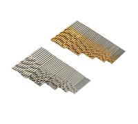 Aolidsive Jeu de Forets, Forets Hélicoïdaux en Acier Rapide pour Bois, Plastique et Aluminium, 100 Jobber, Outil Parfait pour le Bricolage et les Professionnels