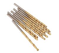 Aolidsive Jeu de Forets Micro HSS 10 Pièces, Mini Forets à Tige Droite pour le Traitement du Bois, des PCB et du Plastique