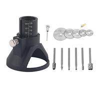 Aolidsive Jeu de Lames de Scie HSS, 14 Lames de Scie Circulaire et Kit de Fraise HSS, 22 Mm, 25 Mm, 32, 35, 44 avec Tête de Clip de 3,2 pour les Utilisateurs d'outils Rotatifs de Sculpture sur Bois