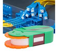 Aolidsive KCC-600 Nettoyeur de Connecteur Optique de Boîte de Nettoyage de Fibre Optique pour FC/SC, Ruban de Nettoyage de Fibre Superfine, Utilisation 500 Fois, Outil de Maintenance sur le Terrain