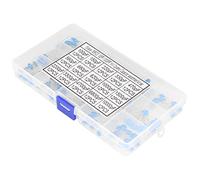 Aolidsive Kit de Condensateurs en Céramique, 180 Pièces, 15 Valeurs, 100pF à 10000pF, 1kV, Assortiment Haute Tension pour Projets électroniques de Bricolage et Réparation