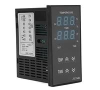 Aolidsive Kit de Contrôleur de Température Numérique PID pour Presse à Chaud, Sortie SSR 100-240 V 0-752 °F, Entrée Thermocouple de Type K avec Affichage Numérique pour Usage Automobile et Industriel