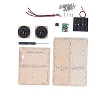 Aolidsive Kit de Haut-parleurs Bluetooth, Blocs de Construction en Bois Composite avec Accessoires Complets, Son Surround Stéréo pour l'artisanat et l'enseignement des élèves