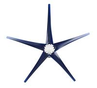 Aolidsive Kit d'éolienne 800 W avec 5 Lames en Fibre de Nylon pour Projets de Bricolage à énergie Solaire RV, Faible Vitesse de Démarrage 12 V (48V)