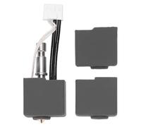 Aolidsive Kit Hotend D'imprimante 3D, Buse en Laiton à Dégagement Rapide Tout en Métal avec Bloc Chauffant et Thermistance, pour Imprimantes 3D S1 Combo Pro (Buse de 0,6 mm)