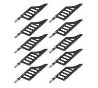 Aolidsive Lames de Scie Sauteuse 10 Pièces, Acier à Haute Teneur en Carbone avec Dents Triples Rectifiées pour la Coupe du Bois et du Plastique et Coupes d'angle à 90 Degrés