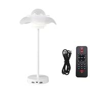 Aolidsive Lampadaire LED Lampe de Chevet RVB avec Télécommande Variateur Tactile 3 Températures de Couleur Batterie Rechargeable 4000 MAh pour Salon, Chambre à Coucher, Bureau, étude (WHITE)