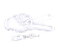 Aolidsive Lampe Néon Murale, Lumière LED en PVC Durable avec Alimentation USB, Parfaite pour la Décoration de Chambre à Coucher et les Fêtes