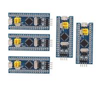 Aolidsive Lot de 5 Cartes Système Minimales STM32F103C8T6, Module d'apprentissage de Base à 40 Broches avec Interface Micro USB, pour Les Tests électriques et la Communication USB.