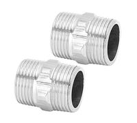 Aolidsive Mamelon Hexagonal en Acier Inoxydable à Filetage Mâle de 1 Po, Raccords de Tuyauterie Solides pour le Raccordement au Gaz du Matériel de Plomberie, Diamètre 32 Mm et Longueur 4 Cm