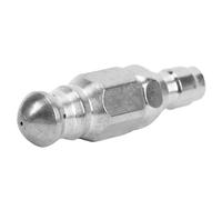 Aolidsive Mini Buse de Jet D'égout en Acier Inoxydable, 5000 PSI, pour L'élimination des Bouchons et Le Nettoyage des Canalisations, Connecteur Rapide 1/4 Pouces
