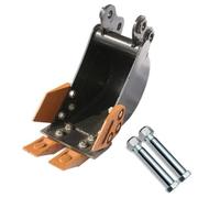 Aolidsive Mini Godet de Pelle 7,87 Pouces, Godet de Tranchée de 200 Mm, Petites Pelles jusqu'à 2 Tonnes pour L'installation de Services Publics et les Systèmes de Drainage