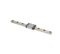 Aolidsive Mini Guide de Rail Linéaire, Guide Coulissant en Acier à Roulement pour Imprimante 3D et Machine CNC avec Bouchons en Caoutchouc (150mm)