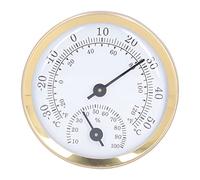 Aolidsive Mini Thermomètre d'intérieur en Aluminium, Moniteur Portable de Température et d'humidité pour la Maison, les Serres, les Voitures et Plus