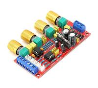 Aolidsive Module de Préamplificateur Audio Carte d'amplificateur PCB NE5532 AC 12 V avec Contrôle d'égalisation de tonalité de Volume pour Système Audio HiFi Utilisateurs de Préamplificateur Stéréo