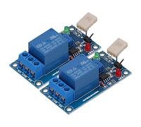Aolidsive Module de Relais Capteur d'humidité, Lot de 2 DC 5V | Basé sur un capteur HR202, construction PCB, contrôle de distribution d\'énergie, seuil réglable, automatisation industrielle