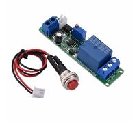 Aolidsive Module de Relais de Minuterie Réglable pour la Robotique et L'automatisation, 2 Pièces 67,6x19,2mm avec Fonction de Retard pour le Développement de Maisons Intelligentes