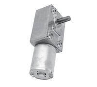 Aolidsive Moteur à Engrenages électrique 12V DC, avec Couple élevé de 5 à 62 Tr/min, Non Autobloquant, pour Ouvre-porte et Fenêtre, Treuil Miniature (6RPM)