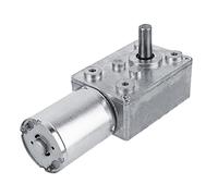 Aolidsive Moteur à Engrenages électrique 12V DC, avec Couple élevé de 5 à 62 Tr/min, Non Autobloquant, pour Ouvre-porte et Fenêtre, Treuil Miniature (20RPM)