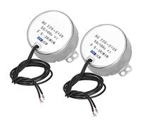 Aolidsive Moteur Synchrone AC220-240V 4W 2.5-3 Tr/min, Pièces de Machines de Commande Directionnelles CW pour Mécanisme de Guidage de Chauffage de Ventilateur, 2 Pièces