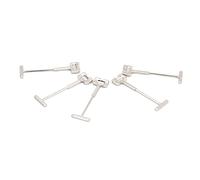 Aolidsive Niveleur de Carrelage avec Aiguilles en T, Outils de Construction en Acier Inoxydable pour Sols et Murs, Surface Lisse à Haute Résistance à la Compression, Lot de 100 Positionneurs de