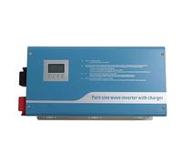 Aolidsive Onduleur à Onde Sinusoïdale Pure, Chargeur d'Onduleur Sinusoïdal Pur en Acier Inoxydable ABS 1000W 110VAC 220VAC 230VAC écran LCD Mural pour Utilisation Solaire Domestique RV (12V)