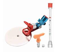 Aolidsive Outil Accessoire de Guide de Pulvérisation avec Déflecteur Réglable et Buse pour Une Coupe Rapide et Une Pulvérisation de Peinture sur Les Bords, Accessoire Compatible avec (avec rallonge)