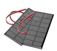 Aolidsive Panneau Solaire, Chargeur de Cellules Solaires en Polysilicium, 250 MA 3,5 V pour Lampes Solaires, Chargeurs de Jouets