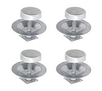 Aolidsive Pieds de Ruche, Outil Anti-fourmis en Acier Inoxydable, Base de Ruche Anti-fourmis 4set pour Apiculteur