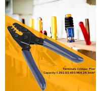 Aolidsive Pince à Sertir à Mâchoire en Acier Solide, Outil de Sertissage en Acier à Haute Teneur en Carbone pour Bornes de Fil, Parfait pour l'entretien de l'industrie de 'énergie électrique