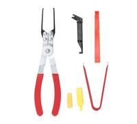 Aolidsive Pince D'extraction de Relais, Métal forgé de qualité Supérieure avec Manchon Isolant Rouge pour le Retrait des Relais électriques Automobiles, 8.9 Pouces