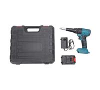 Aolidsive Pistolet à Riveter électrique sans Balais, Riveteuse sans Fil 18 V avec Batterie au Lithium Rechargeable, (1 Chargeur+Boîte Plastique Prise EU 230V)