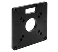 Aolidsive Plaque de Base de Routeur de Planche à Rabat de Fraisage, Plaque de Machine de Découpage de Bois en Alliage d'aluminium 120x120mm pour Tondeuses Dongcheng BODA