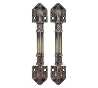 Aolidsive Poignées de Porte de Grange Antiques, Alliage d'aluminium, Style Vintage, Durables, Idéales pour les Portes et Armoires de Ferme