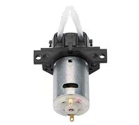 Aolidsive Pompe Péristaltique, Pompe Doseuse DC12V/24V avec Conception à 3 Rouleaux pour la Science Chimique d'aquarium, Tête de ABS Auto-amorçante avec Tube en Silicone (12 V 2 * 4)